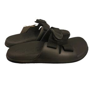 Chaco Women’s Chillos slide black 6 sandals beach pool water sports vacation